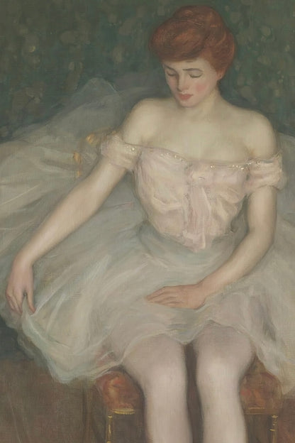 Female Ballerina by Frederick Carl Frieseke -  A3 Wall Art Print - Impressionist