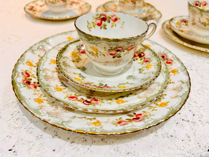 SOLD - Samuel Radfords English Bone China Tea Set