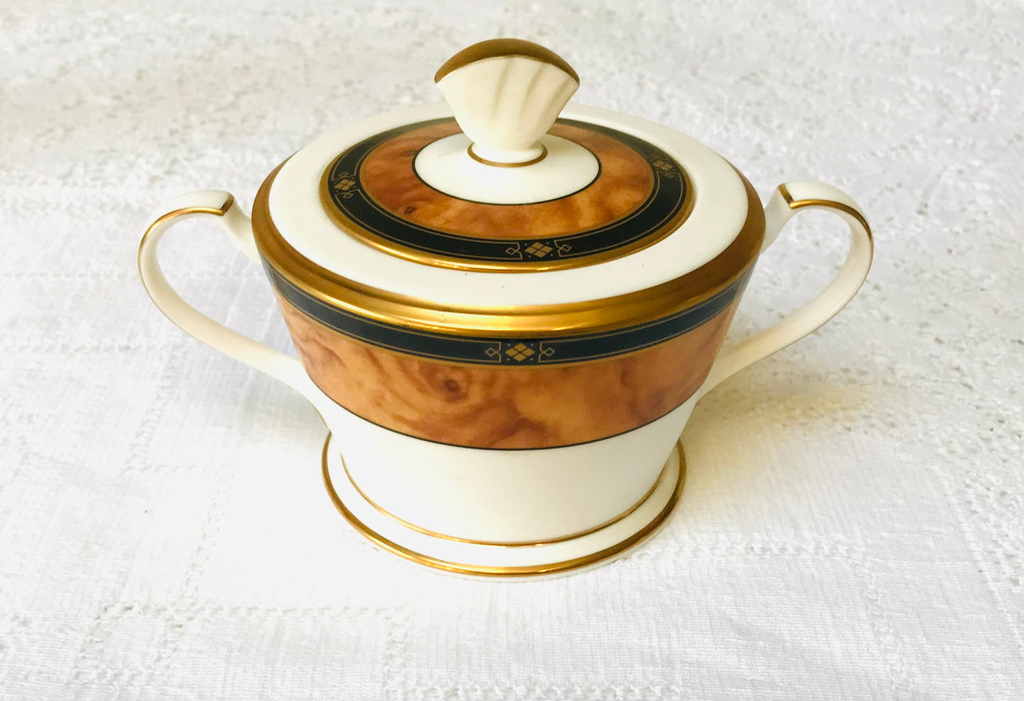 Noritake “Cabot” Sugar Bowl & Lid