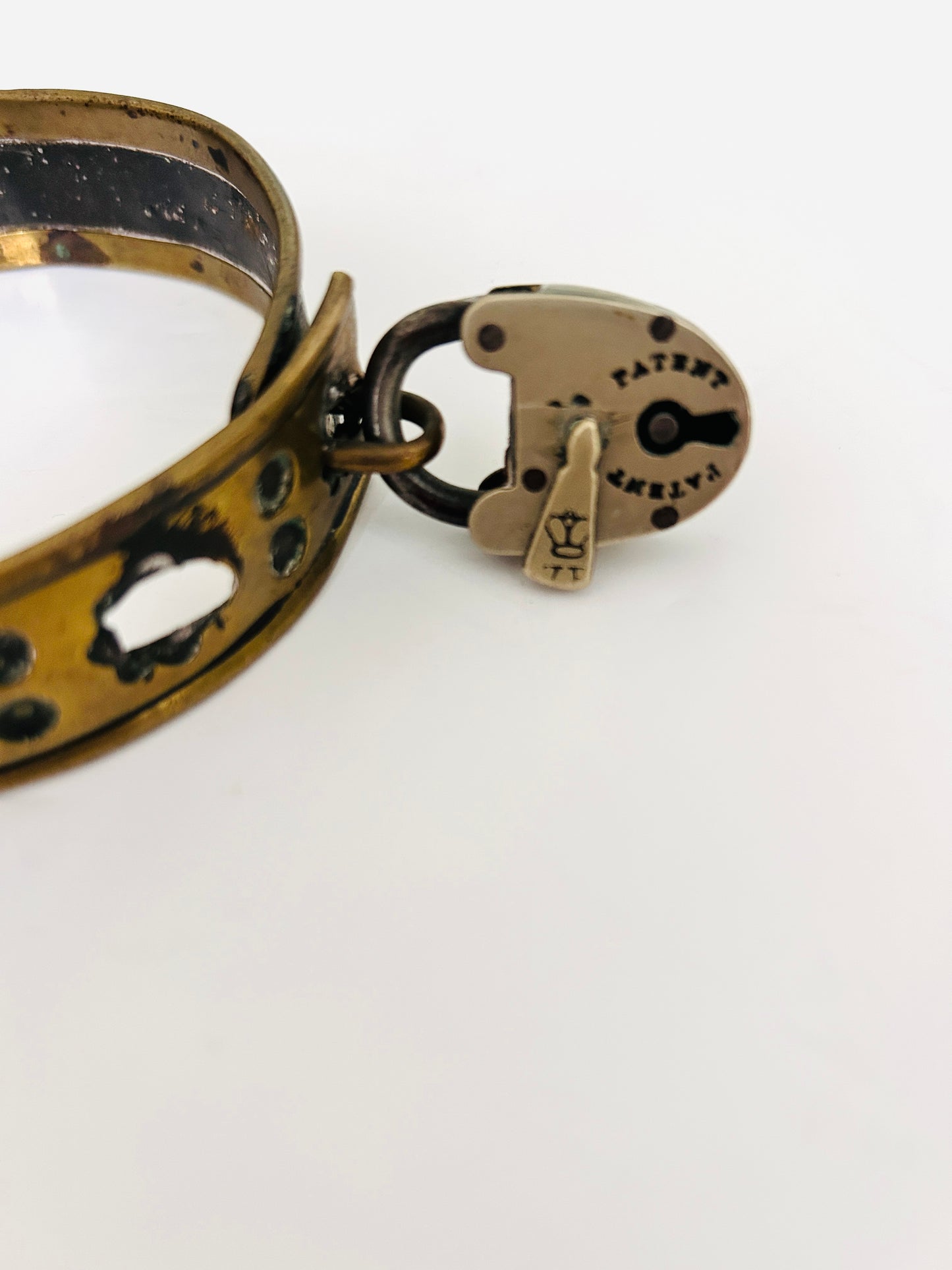 Victorian Brass Pet Collar