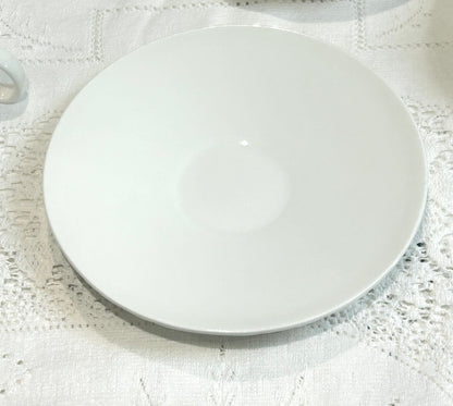 Wedgwood Ethereal 101 Bone China Cup & Saucer – Modern White Swirl Design