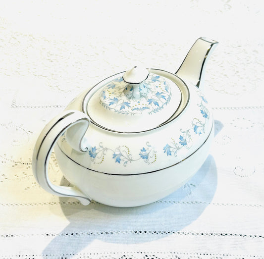 Théière en porcelaine anglaise Aynsley - Modèle « Dianne »