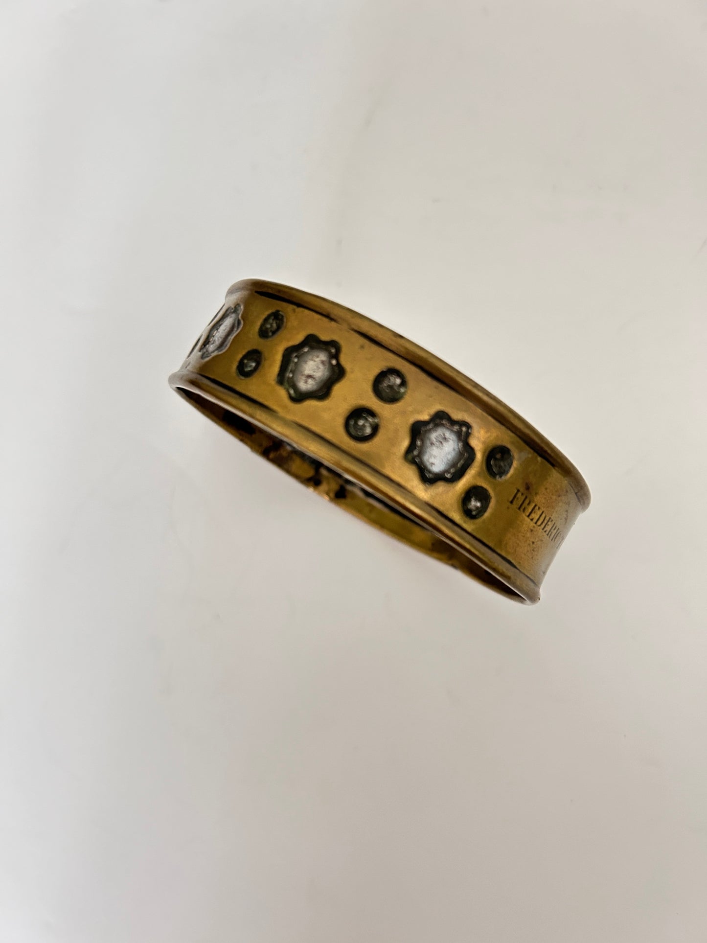 Victorian Brass Pet Collar