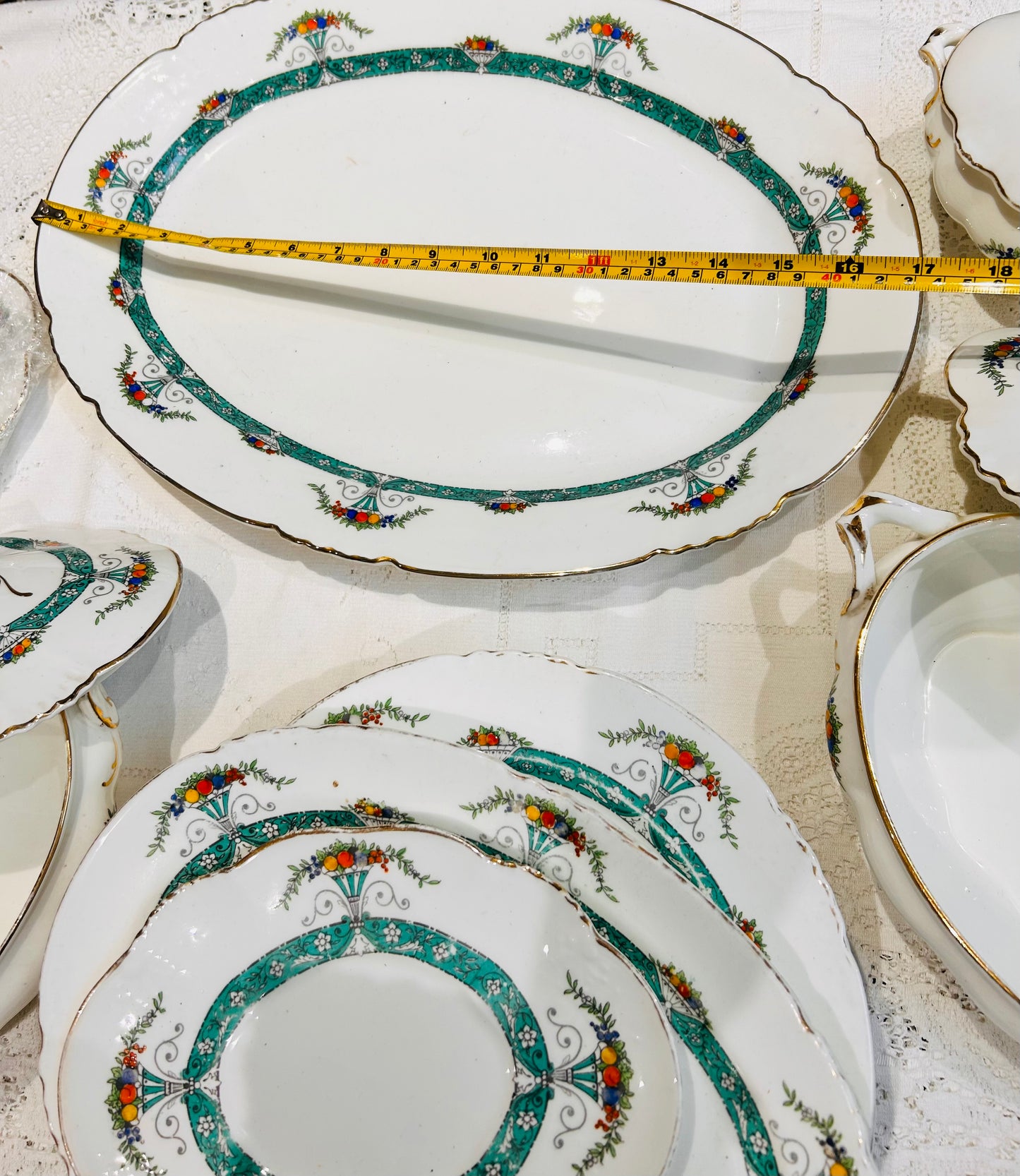 Crescent Antique Dinner Service