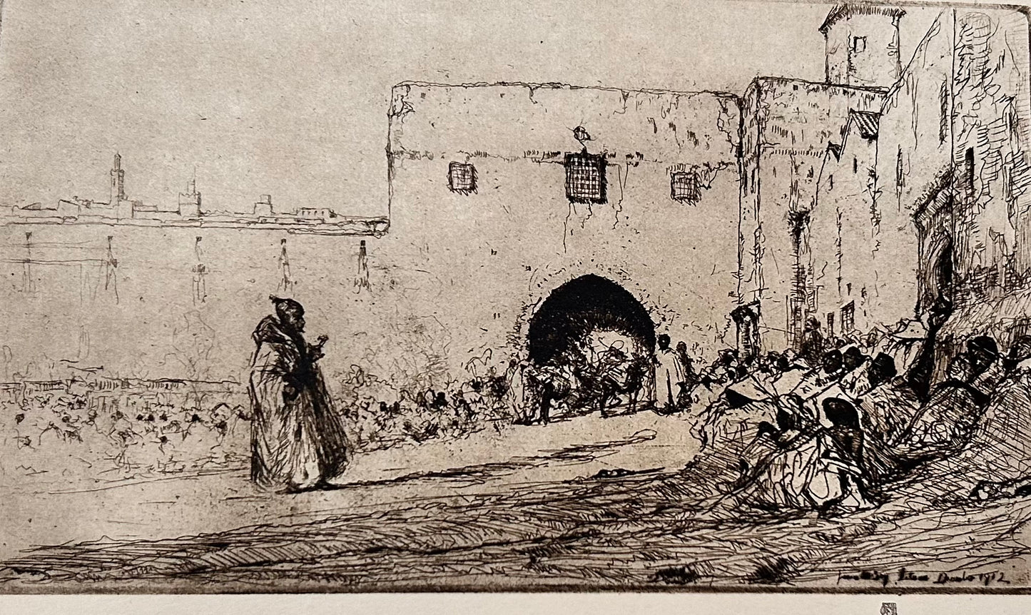 James McBey Etching (Scottish) - Wall Art