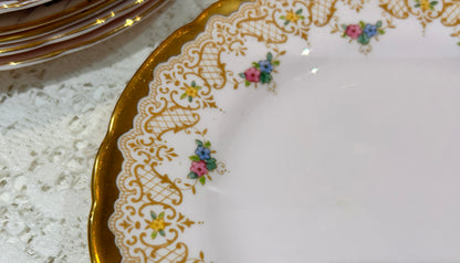 Sold Out - Set of 9 Pink Mix Tuscan Tea Plates