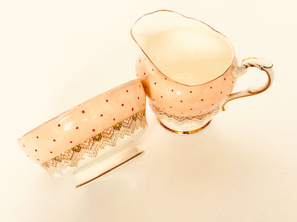 Paragon China Vintage Tea Set - Pretty Polka Dots Afternoon Tea