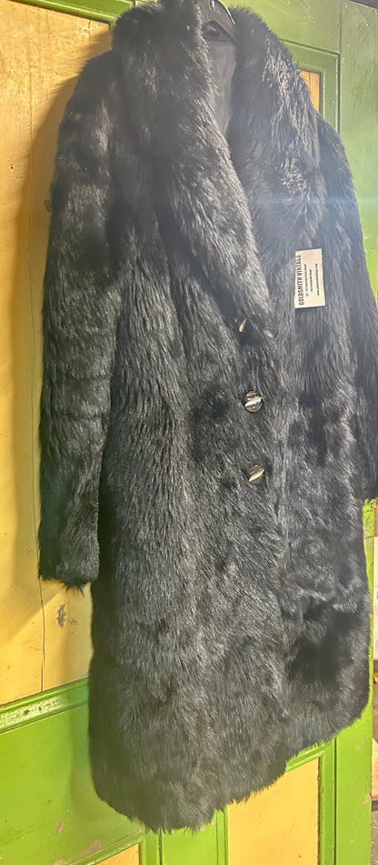 Vintage Winter Fur Coat - by  Goldsmith Vintage Portobello Road – Refurbished Statement Outerwear - orginal  piece - label attached - new