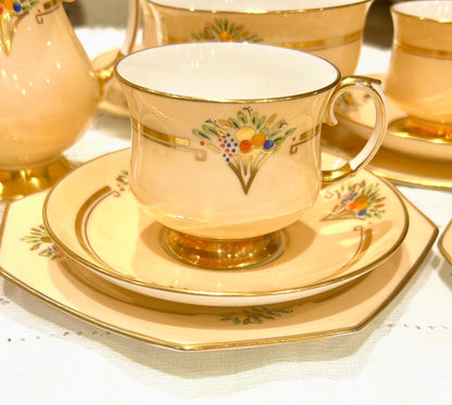 Paragon Star China Teacup & Saucer Set for Afternoon Tea