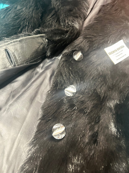 Vintage Winter Fur Coat - by  Goldsmith Vintage Portobello Road – Refurbished Statement Outerwear - orginal  piece - label attached - new