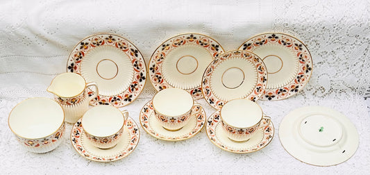 Minton Teacups & Saucers Antique Tea Set