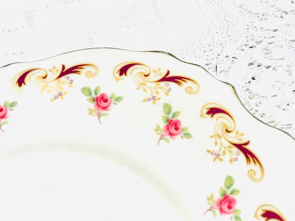 Vintage Cake Plate by Crown Staffordshire “Wentworth”