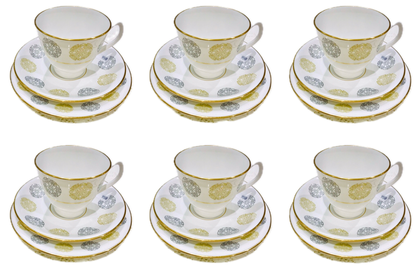 Spode China Tea Set  “Gothic” Pattern