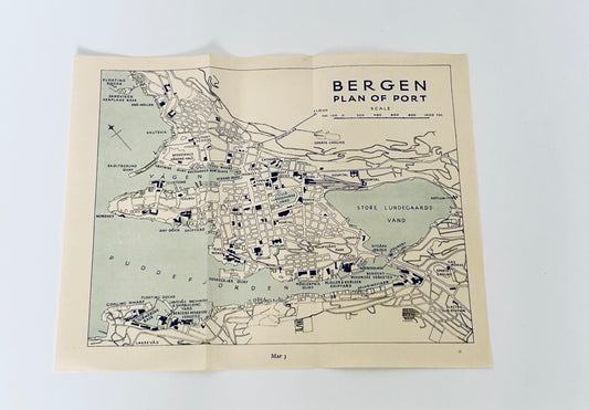 Bergen Plan of Port Map