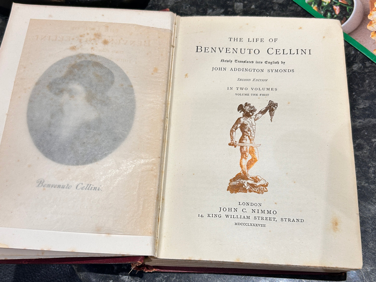 The Life of Benvenuto Cellini Hard Copy 1888