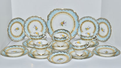 Gladstone Duck Egg Blue Part Tea Set