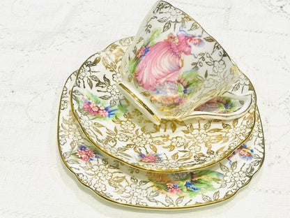 Pink Lady Tea Set Royal Crown China
