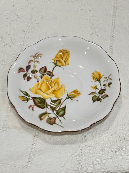 Vintage Royal Standard Yellow Rose Teacup & Saucer