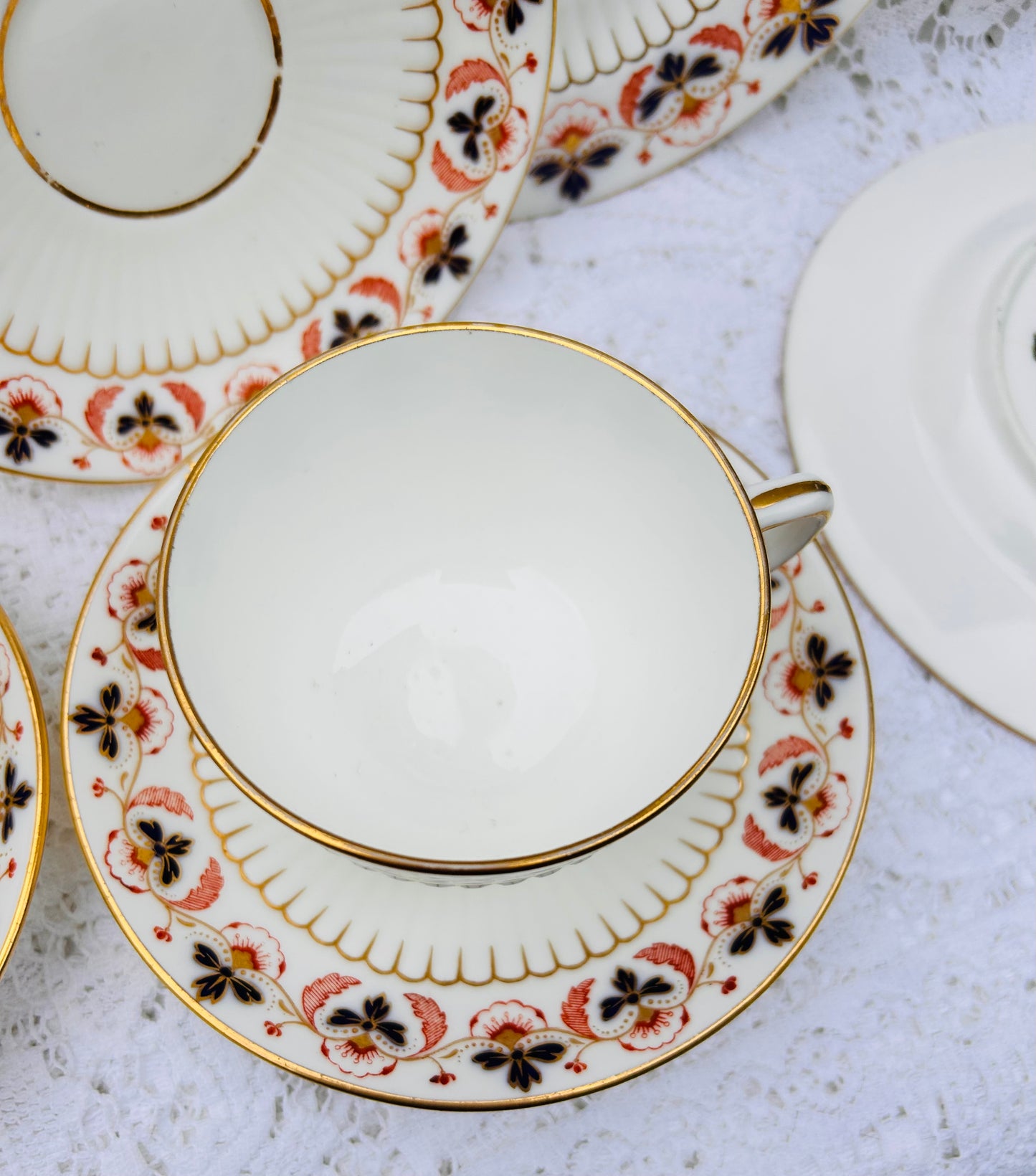 Minton Teacups & Saucers Antique Tea Set