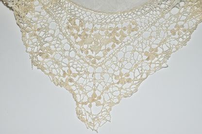 Antique Silk Lace Handkerchief