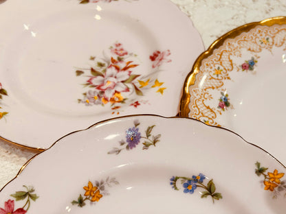 Sold Out - Set of 9 Pink Mix Tuscan Tea Plates