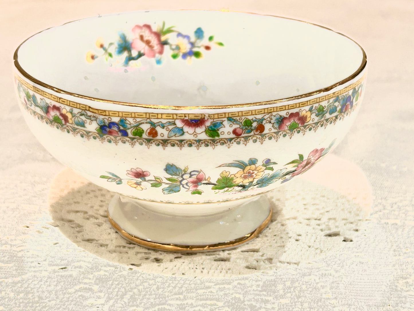 Sugar Bowl by Foley China “Ming”Rose”