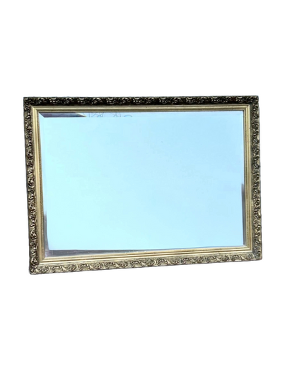 Contemporary Large Wall Mirror Gilt Edge Ornate Edge