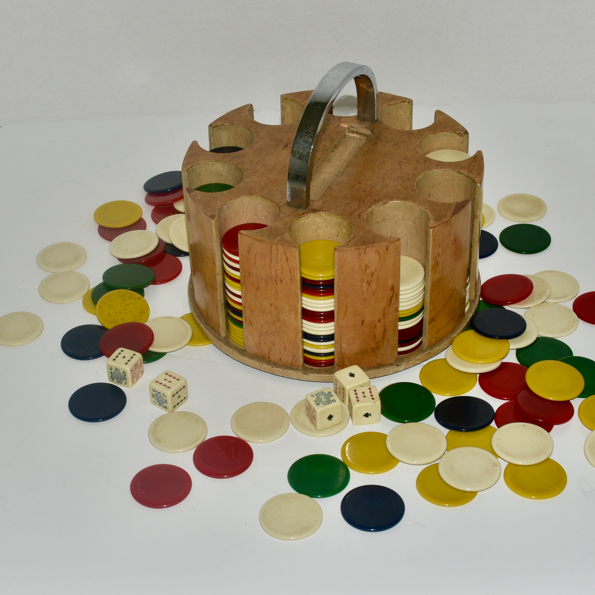 JEU DE CASINO ancien / jeu de comptoir / jeu de boule / roulette / bois JEU DE CASINO ancien / jeu de comptoir / jeu de boule / roulette / bois