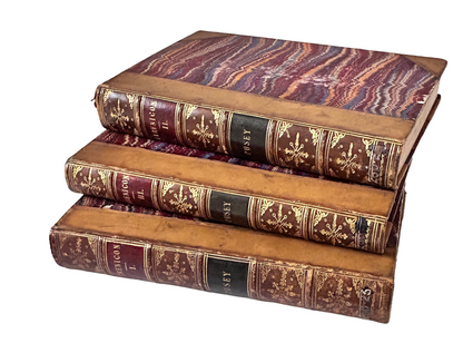 Antique Religious Books 3 Volumes “Eirenicon” by Edward Bouverie Pusey significant 19th-century religious work.