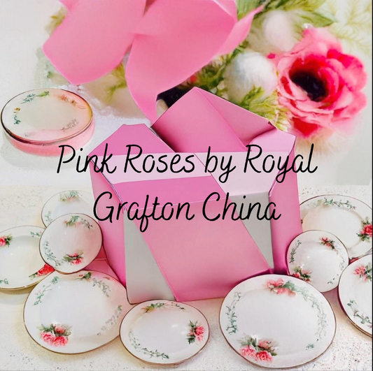 Pink Rose Dinner Set by Royal Grafton China