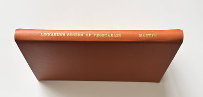 Rare Antique Book Dated 1799 Linnaeus's Systems of Vegetables with Explanations by Thomas Martin London hand tinted plates