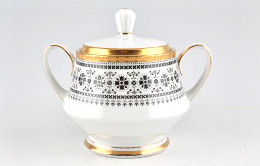 Sucrier à couvercle en porcelaine Noritake