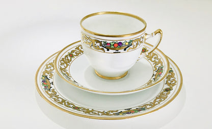 Royal Albert Art Deco Teetassen-Untertassen-Set