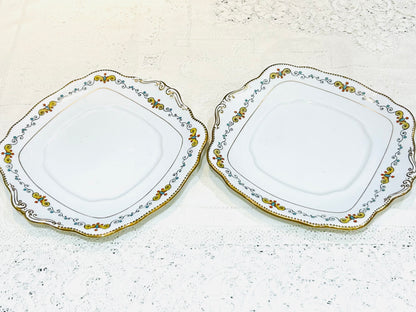 2 Royal Albert “Avenue” Pattern Art Deco Serving Plates 