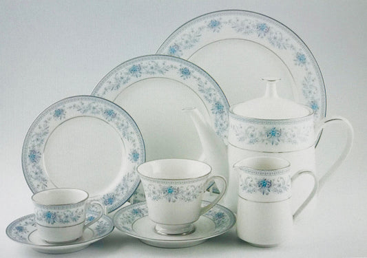 Noritake Tea Set Blue Hill bone china vintage replacements
