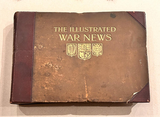 Antique Book Illustrated War News Volume 7 Printed in London 1916