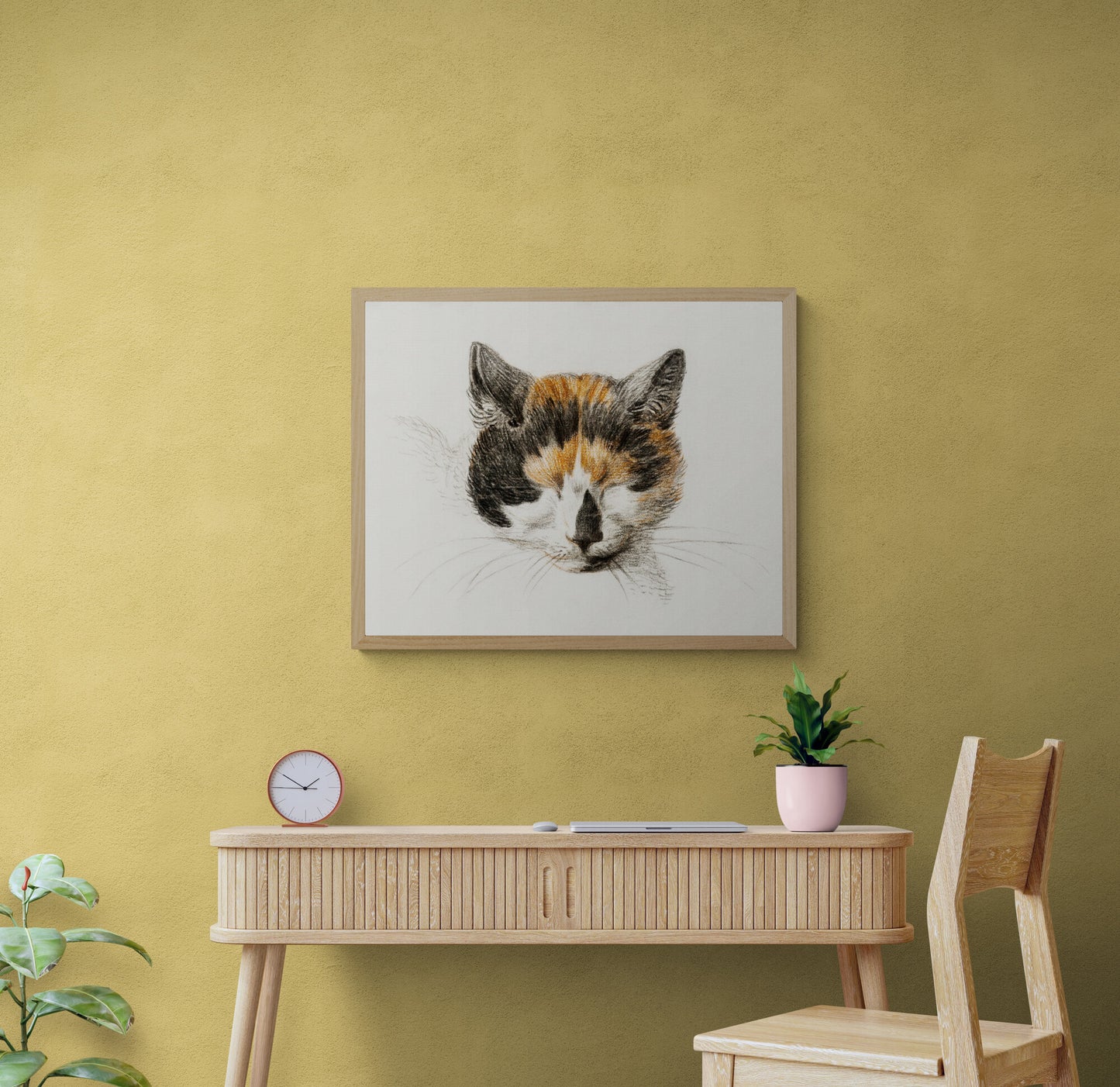 Tabby Cat Print by Dutch Artist Bernard 1775