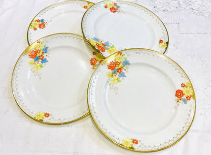 Vintage Tea Set Plates - Art Deco afternoon tea china