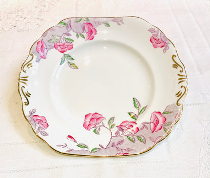 Pretty Pink Flower Tea Set by New Chelsea China.