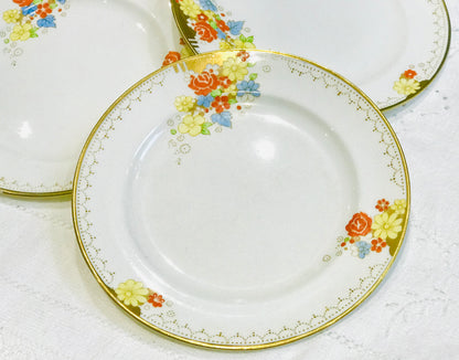 Vintage Tea Set Plates - Art Deco afternoon tea china