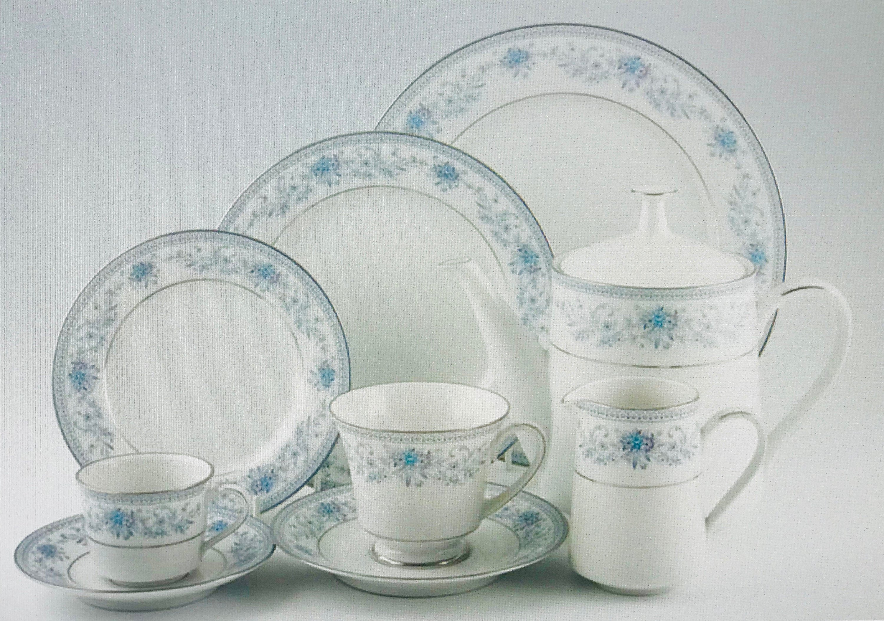 Noritake blue hill best sale